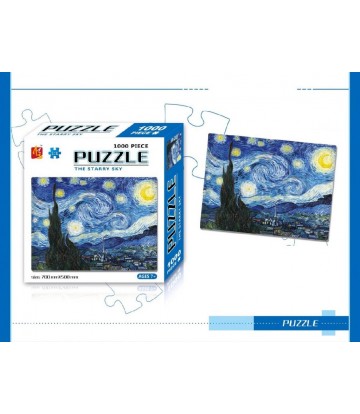 Puzzle El cielo Estrellado Vicent Van Gogh 1000 piezas